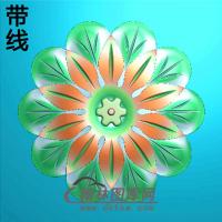 欧式圆形洋花精雕图（YXH-179）