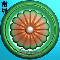 欧式圆形洋花精雕图（YXH-186）