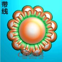 欧式圆形洋花精雕图（YXH-191）