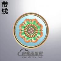 欧式圆形洋花精雕图（YXH-202）