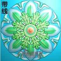 欧式圆形洋花精雕图（YXH-240）