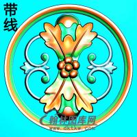 欧式圆形洋花精雕图（YXH-262）
