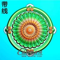 欧式圆形洋花精雕图（YXH-265）