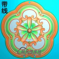 欧式圆形洋花精雕图（YXH-273）