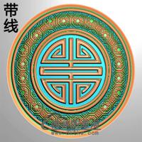 欧式圆形洋花精雕图（YXH-282）