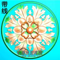欧式圆形洋花精雕图（YXH-286）