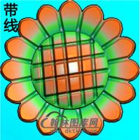 欧式圆形洋花精雕图（YXH-317）