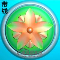 欧式圆形洋花精雕图（YXH-318）