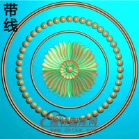 欧式圆形洋花精雕图（YXH-324）