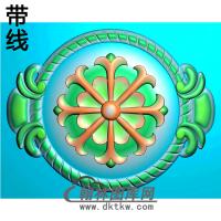 欧式圆形洋花精雕图（YXH-330）