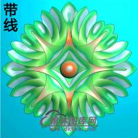 欧式圆形洋花精雕图（YXH-331）