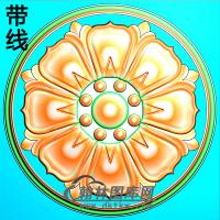 欧式圆形洋花精雕图（YXH-339）