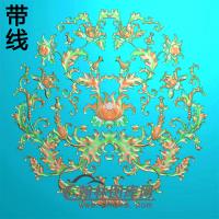 欧式圆形洋花精雕图（YXH-347）