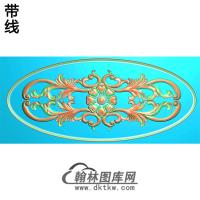 欧式椭圆形洋花精雕图（TYH-008）