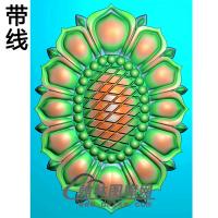 欧式椭圆形洋花精雕图（TYH-029）