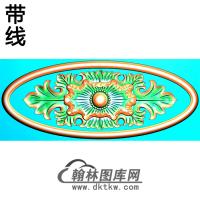 欧式椭圆形洋花精雕图（TYH-032）