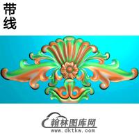欧式帽顶洋花精雕图（MDH-006）