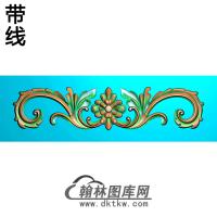 欧式帽顶洋花精雕图（MDH-009）