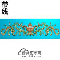 欧式帽顶洋花精雕图（MDH-023）
