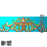欧式帽顶洋花精雕图（MDH-027）