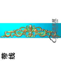 欧式帽顶洋花精雕图（MDH-029）