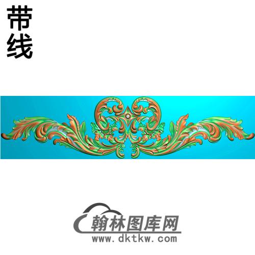 欧式帽顶洋花精雕图（MDH-066）