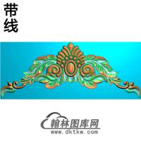 欧式帽顶洋花精雕图（MDH-075）