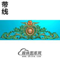 欧式帽顶洋花精雕图（MDH-104）