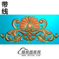 欧式帽顶洋花精雕图（MDH-107）