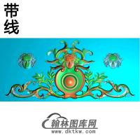 欧式帽顶洋花精雕图（MDH-115）