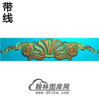 帽顶洋花精雕图（MDH-089）