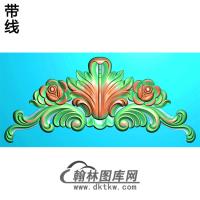 欧式帽顶洋花精雕图（MDH-129）