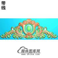 欧式帽顶洋花精雕图（MDH-131）