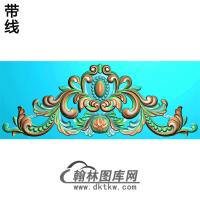 欧式帽顶洋花精雕图（MDH-147）