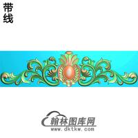 欧式帽顶洋花精雕图（MDH-154）