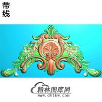欧式帽顶洋花精雕图（MDH-158）