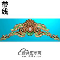 欧式帽顶洋花精雕图（MDH-176）