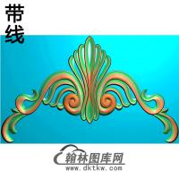 欧式帽顶洋花精雕图（MDH-189）