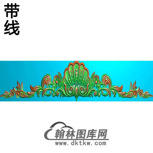 欧式帽顶洋花精雕图（MDH-200）