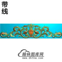 欧式帽顶洋花精雕图（MDH-213）