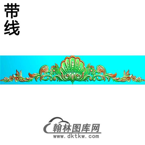 欧式帽顶洋花精雕图（MDH-217）