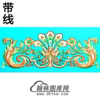 欧式帽顶洋花精雕图（MDH-220）