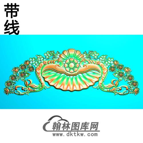 欧式帽顶洋花精雕图（MDH-219）