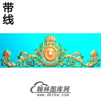 欧式帽顶洋花精雕图（MDH-238）