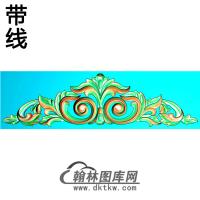 欧式帽顶洋花精雕图（MDH-245）