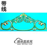 欧式帽顶洋花精雕图（MDH-255）