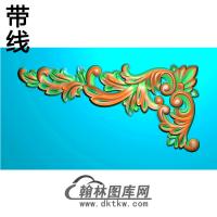 欧式洋花角花精雕图（YJH-002）