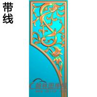 欧式洋花角花精雕图（YJH-012）