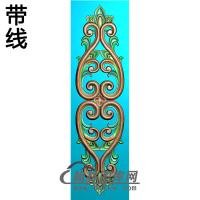 欧式长条洋花精雕图（CTH-008）