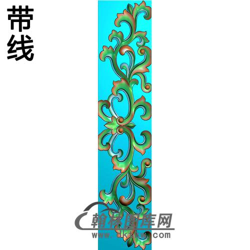 欧式长条洋花精雕图（CTH-011）